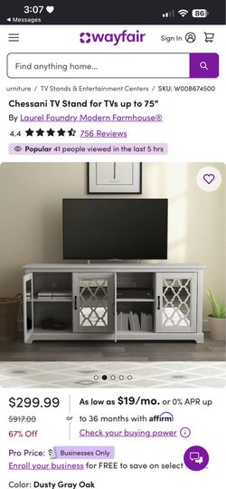 Chessani Foundry Tv Stand