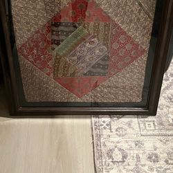 Framed Indian Textile Art