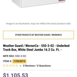 Weather Guard Under bed Trunk Box