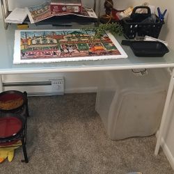 Glass Table Or Desk...$25.00