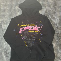 PINK SP5DER HOODIE