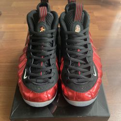 Nike Air Foamposite “Metallic red” Sz 8