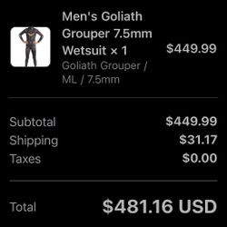 ML Waihana 7.5 Spear fishing Wetsuit 