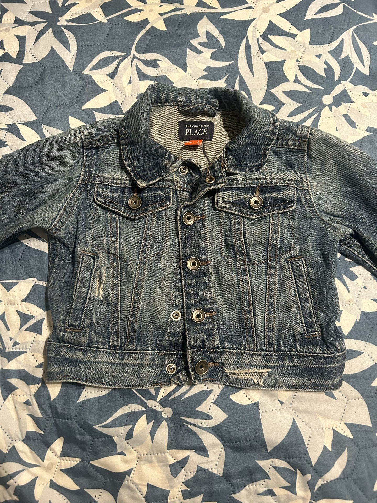 Distressed Denim Jacket