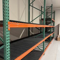 7 Bays Pallet Racking – 12FT Tall – Heavy Duty Warehouse Shelving – Industrial Storage
