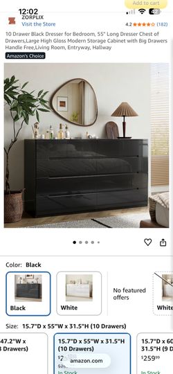 New drawer/dresser