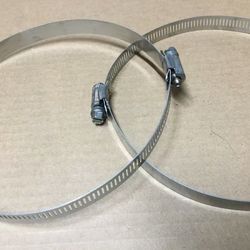 Stainless hose clamp 4" inch 10pc