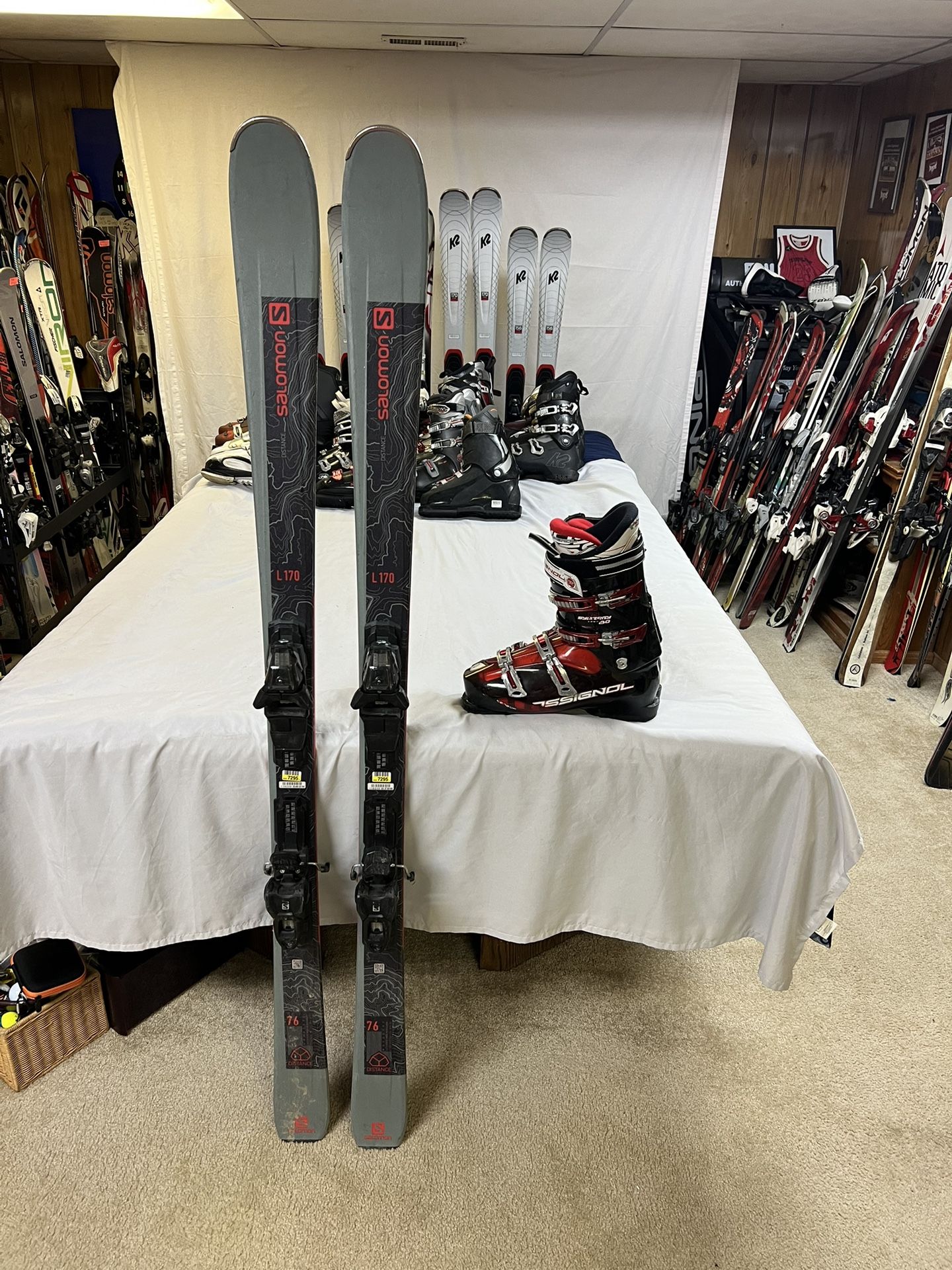 Salomon Ski Package With Boots And Bindings