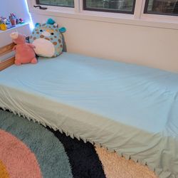 Ikea Pine Twin Bed With Mattress - GREAT CONDITION