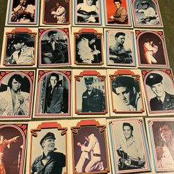 Lot of 20 Elvis Presley boxcar trading cards 1978 #12