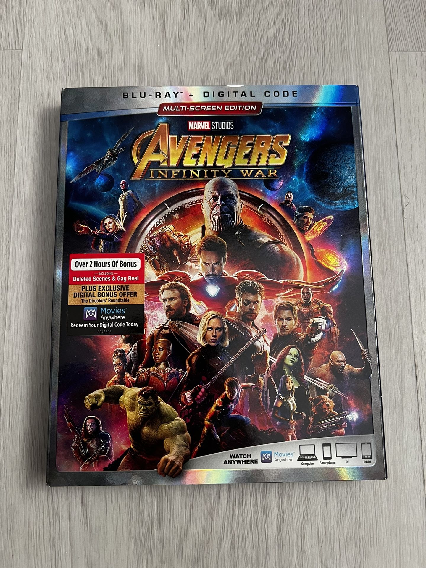 Avengers: Infinity War (Blu-Ray + Digital set)