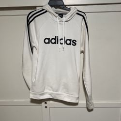 adidas White Hoodie