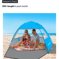 Beach Tent Sun Shelter for 3 Person, UPF 50+ UV Protection Beach Canopy, Lightweight and Easy Setup Cabana, Portable Shade Tent
DOESNT COMES WITH BOX