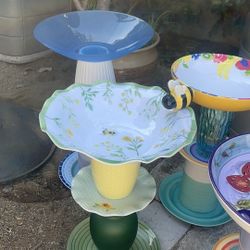 Unique Bird baths/feeders