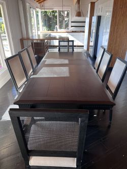 Table With 8 Chairs