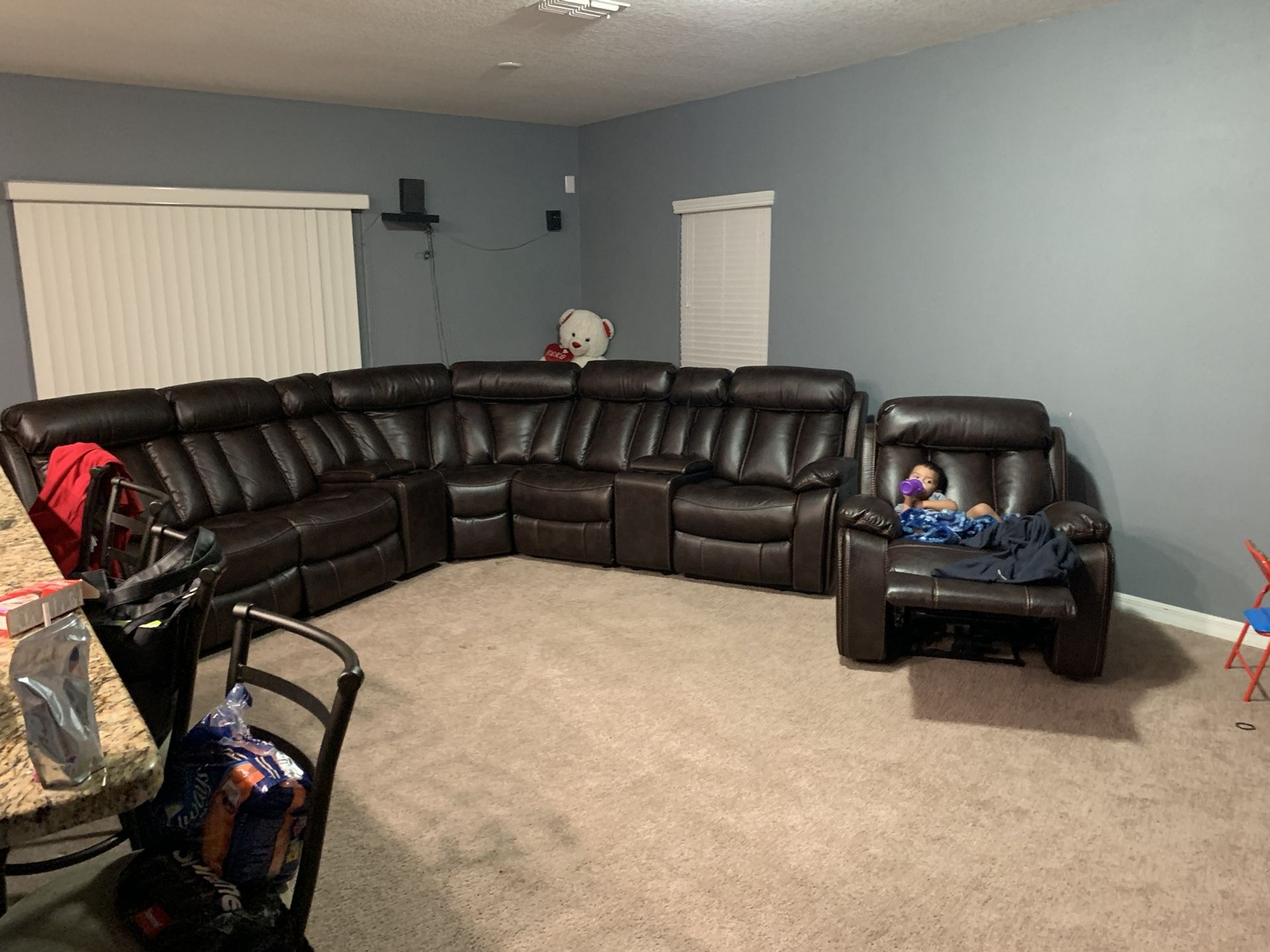 Adjustable Sectional Recliner