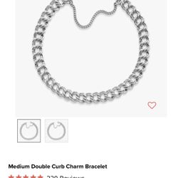 JAMES AVERY Medium Double Curb “I Love You”Charm Bracelet $100