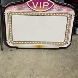 VIP Light Up LED Sign