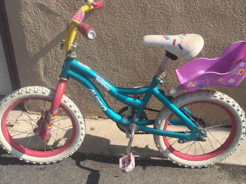 Baby Girl Bike With Doll Seat