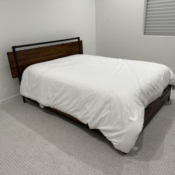 Bed and mattress 