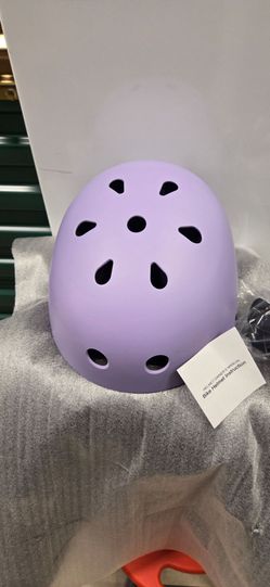 Lavender Bike Helmet with Vents