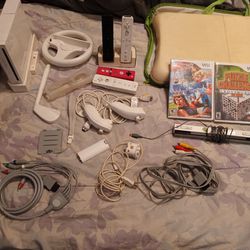 Wii Console And Accessories