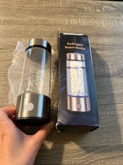Hydrogen water bottle.