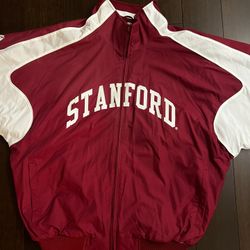 Stanford Cardinal XL Majestic Insulated Cold Weather Coat Bomber Jacket NCAA