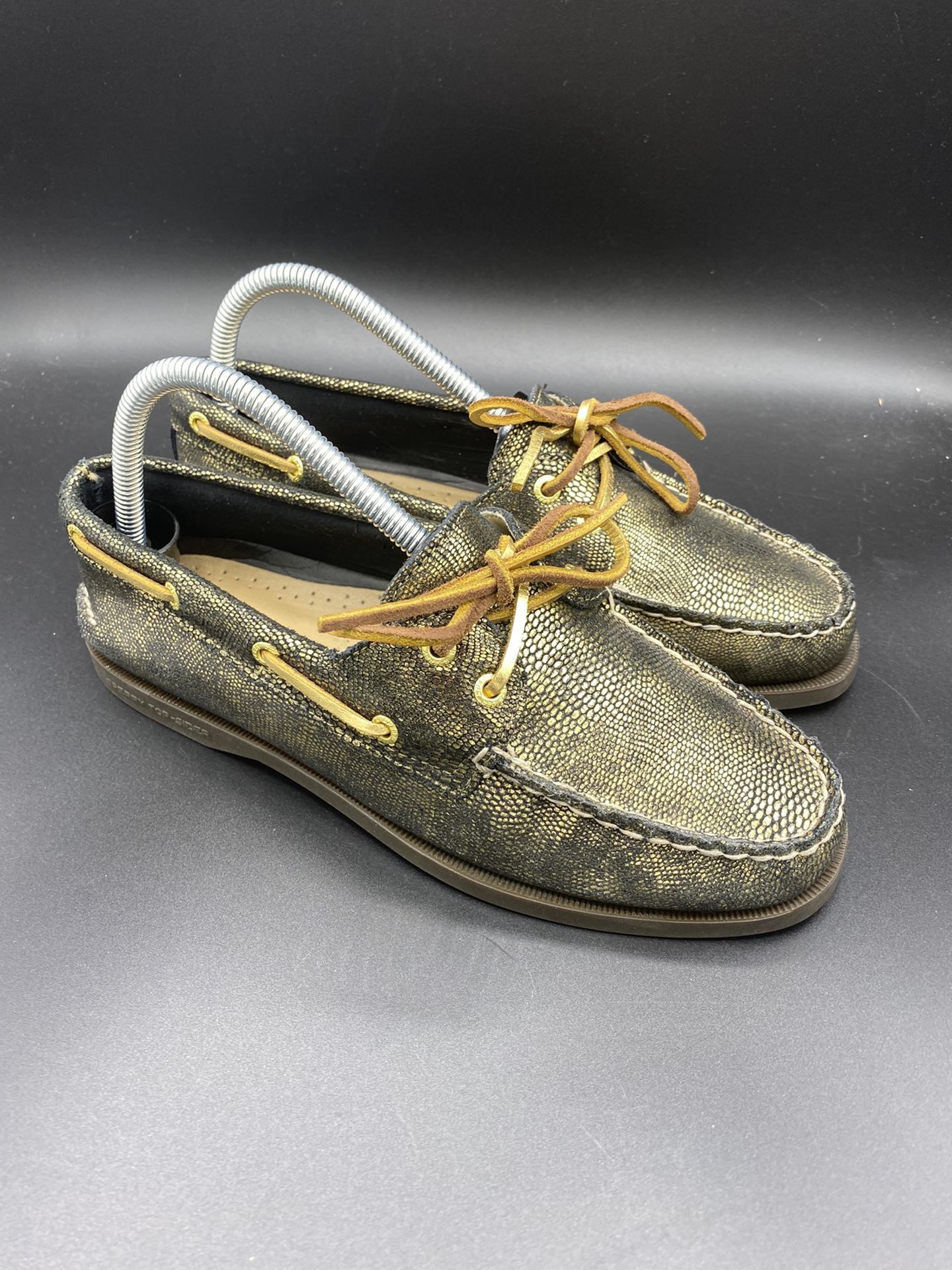 Sperry Women Boat Originals 2-Eye Boat Shoe Sz 8.5 STS90912 Excellent Condition