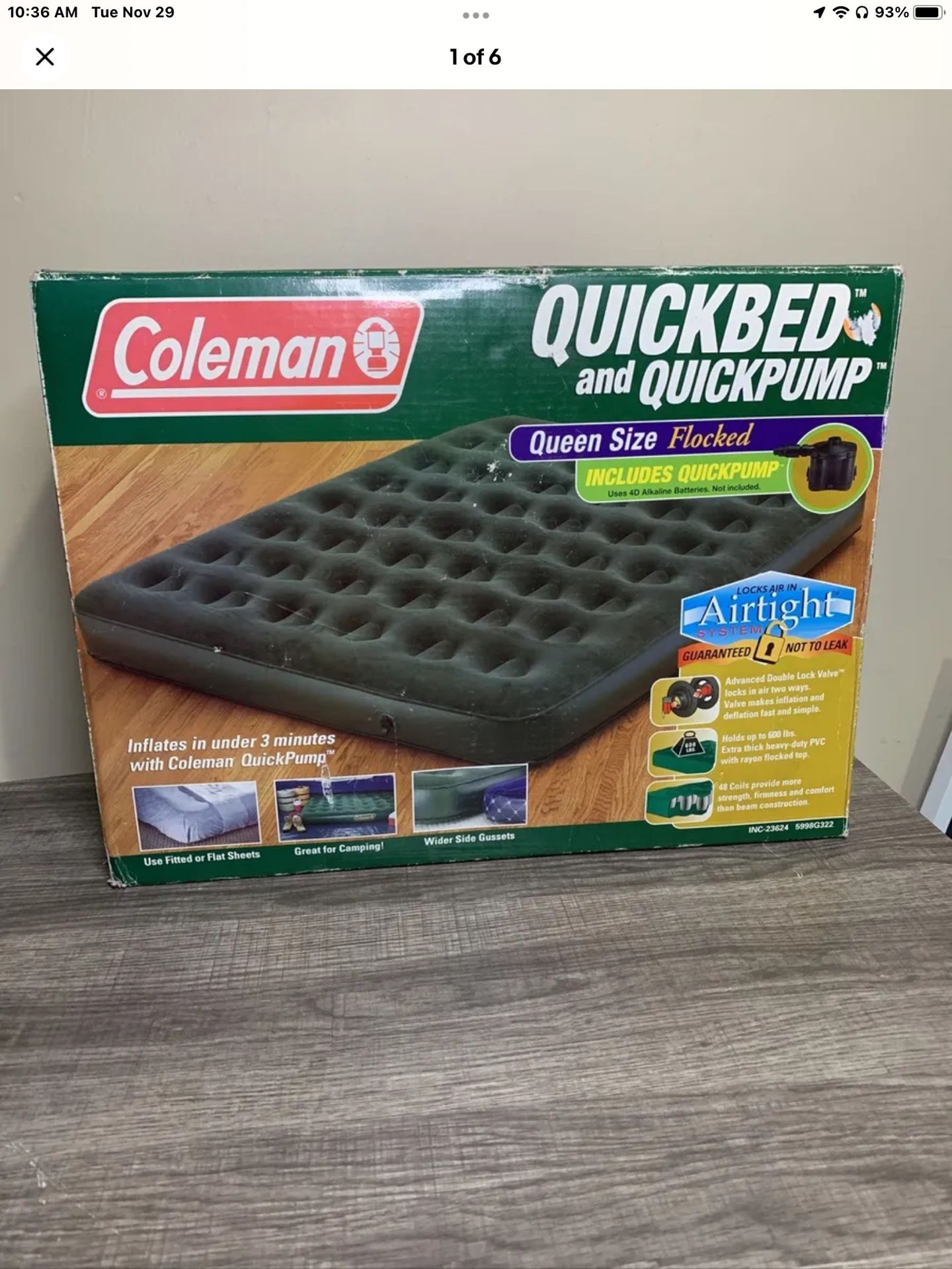 COLEMAN QUEEN QUICKBED
