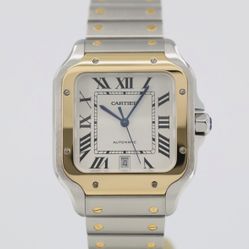 Cartier Santos 41mm plain 