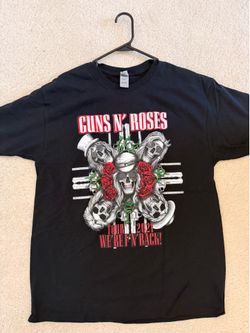 CONCERT T SHIRT VINTAGE GUNS N ROSES