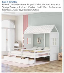 Double twin size bed