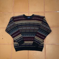 Susquehanna Trail Outfitters 100% Wool Sweater Size Medium 90’s Vintage Woolmark