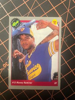 1991 Classic Draft Picks #10 Manny Ramirez Baseball Card