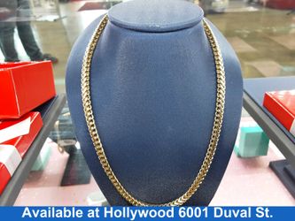 Fox Tail Chain - Yellow Gold 10k (.417) 28.2 grams 24 inch