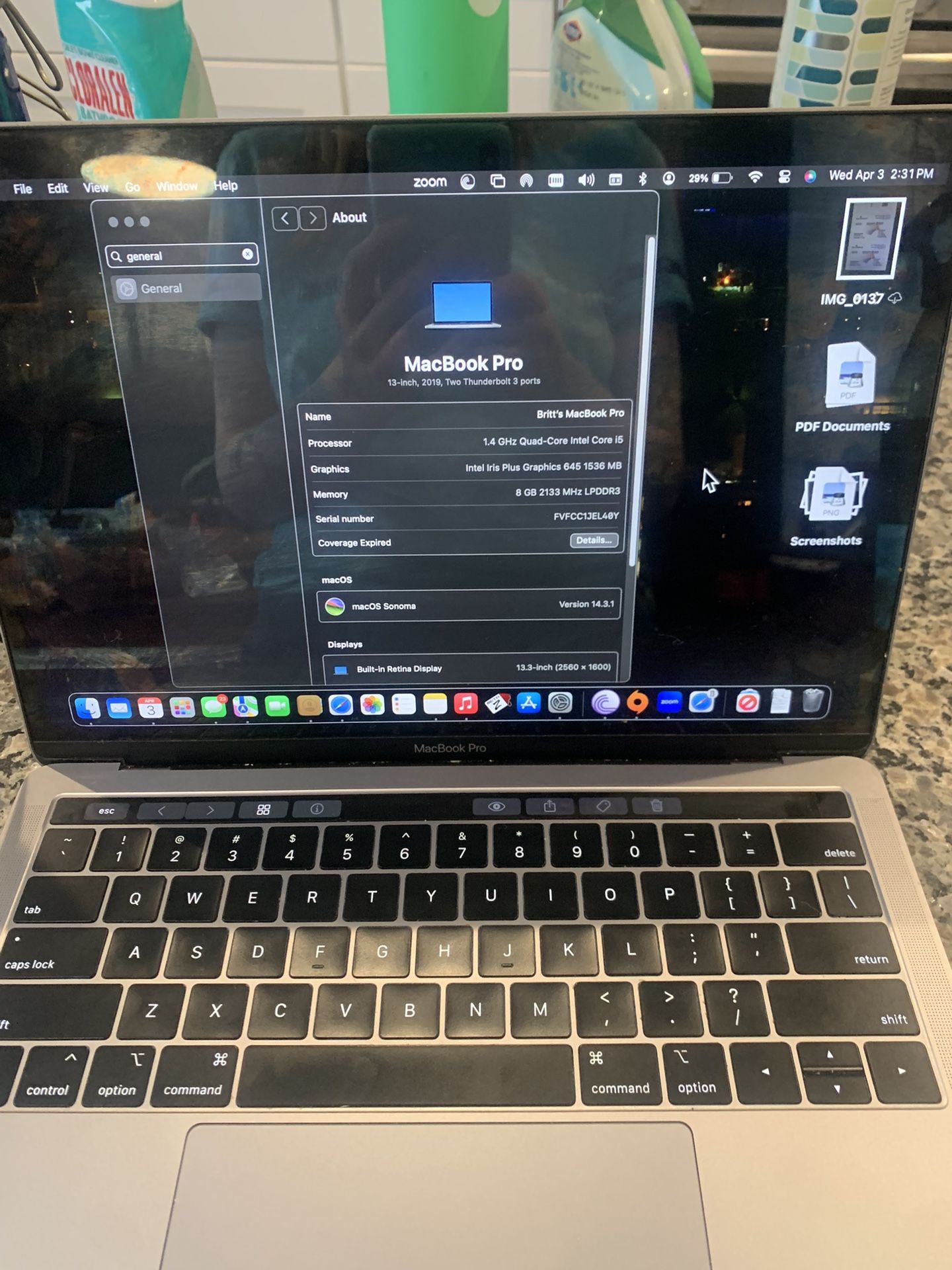 MACBOOK PRO 2019