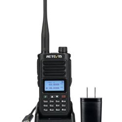 Retevis RA89 Ham Radio, Dual Band Handheld Radio, IP68 Waterproof Two Way Radio, 2500mAh USB-C Rechargeable, Chirp, Flashlight, Long Range Walkie Talk