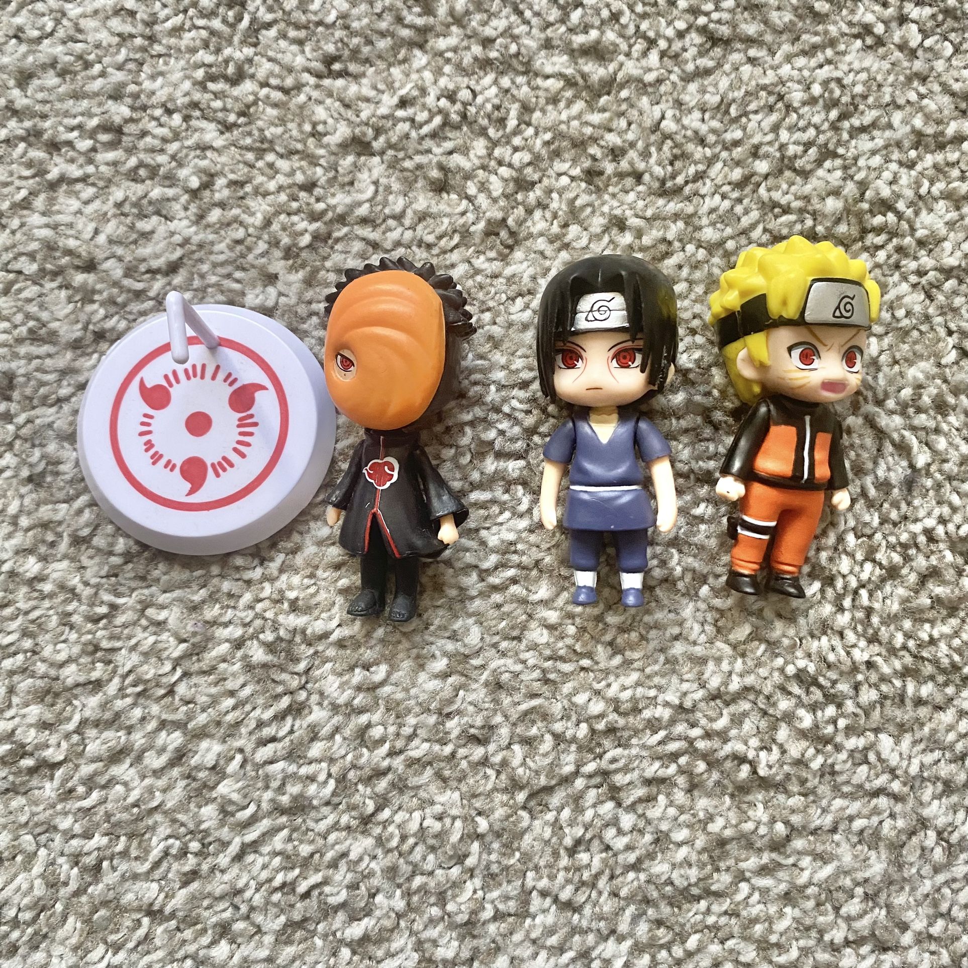Anime Naruto Set Of 3 Figures