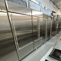 GE Monogram 36” Built-In Bottom Freezer Refrigerator – Panel Ready – Like New! Model: ZICS360NXBRH Serial: VZ030847