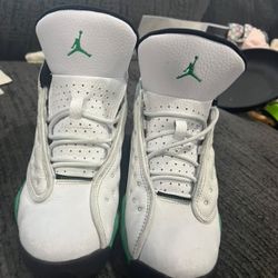 Jordan 13 Retro White And Green 