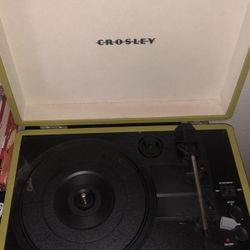Crosley Record Player Green