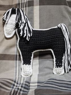 Crochet Horse Ragdoll 