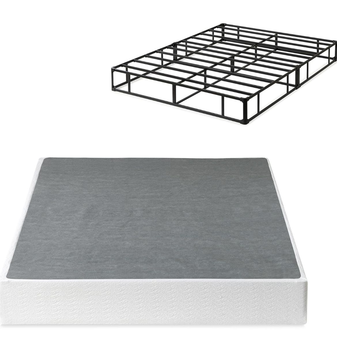 9 Inch Metal Smart Box Spring with Quick Assembly, Mattress Foundation ...