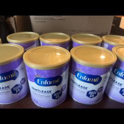 10 Small Cans Of Gentlease Enfamil