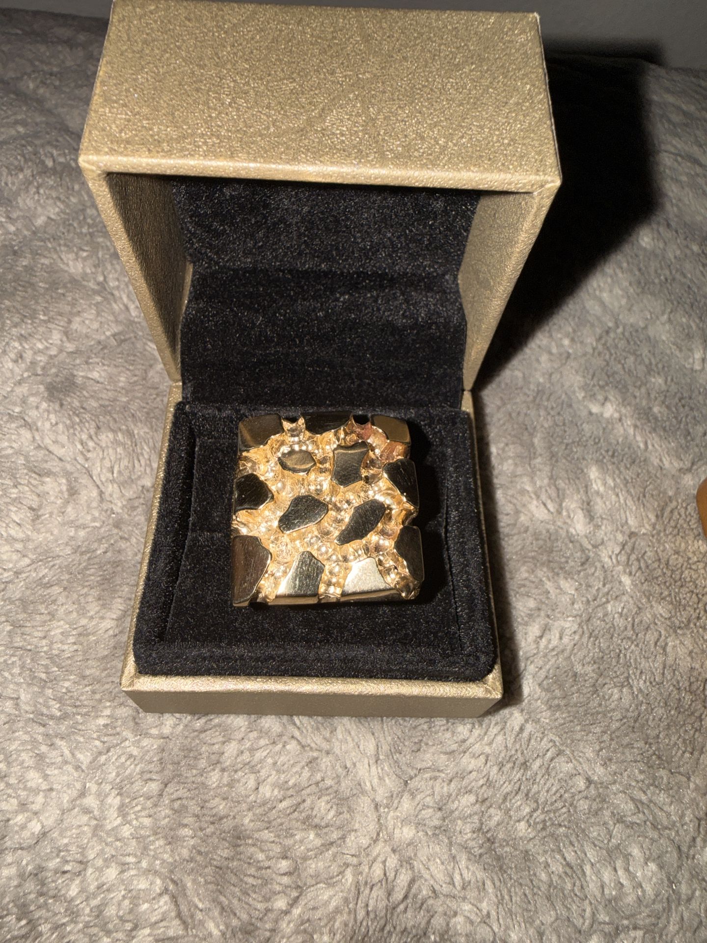 Nugget ring 14k