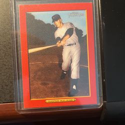 Mickey Mantle Topps Turkey Red “Red Border” Card