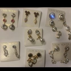 7 Club Vogue Jewelry | Club Vogue Golden Earrings | Color: Gold/Silver 22 dollars each or best offers. Thanks