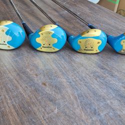 PowerBilt Countess Wood Set 1,3,5,7 Woods  Vintage  Matching Ladies 

