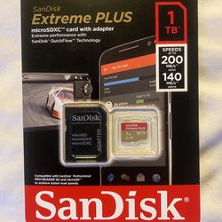 SanDisk Extreme PLUS 1TB microSDXC card